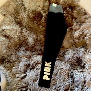 Pink , high-waist leggings. Size S